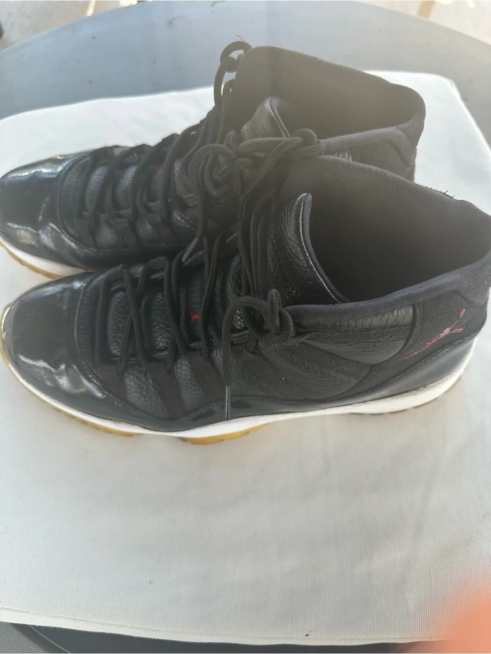 Air Jordan 11 Retro “72-10” Black Gym Red Size 10.5 Men’s Sneakers Size 10.5